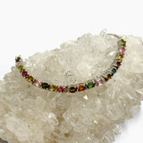 Multi-coloured Tourmaline Lariat Bracelet