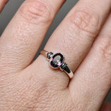 Mystic Topaz Oval Faceted Stone in a Decorative Setting R4831