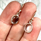 Natural Topaz oval cabochon earrings KEGJ754 - Nature's Magick