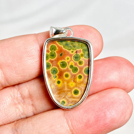 Ocean Jasper Freeform Pendant KPGJ4211 - Nature's Magick