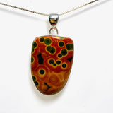 Ocean Jasper Freeform Pendant KPGJ4211 - Nature's Magick