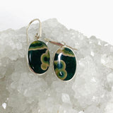 Ocean Jasper Oval Earrings PEGJ159 - Nature's Magick