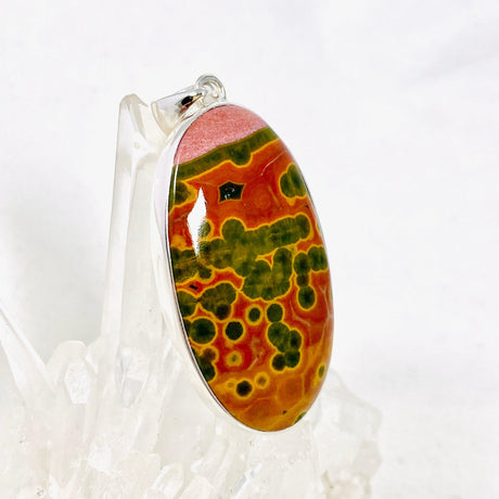 Ocean Jasper Oval Pendant KPGJ4209 - Nature's Magick