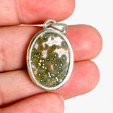 Ocean Jasper Oval Pendant PPGJ554 - Nature's Magick