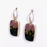 Ocean Jasper Rectangle Earrings PEGJ135 - Nature's Magick