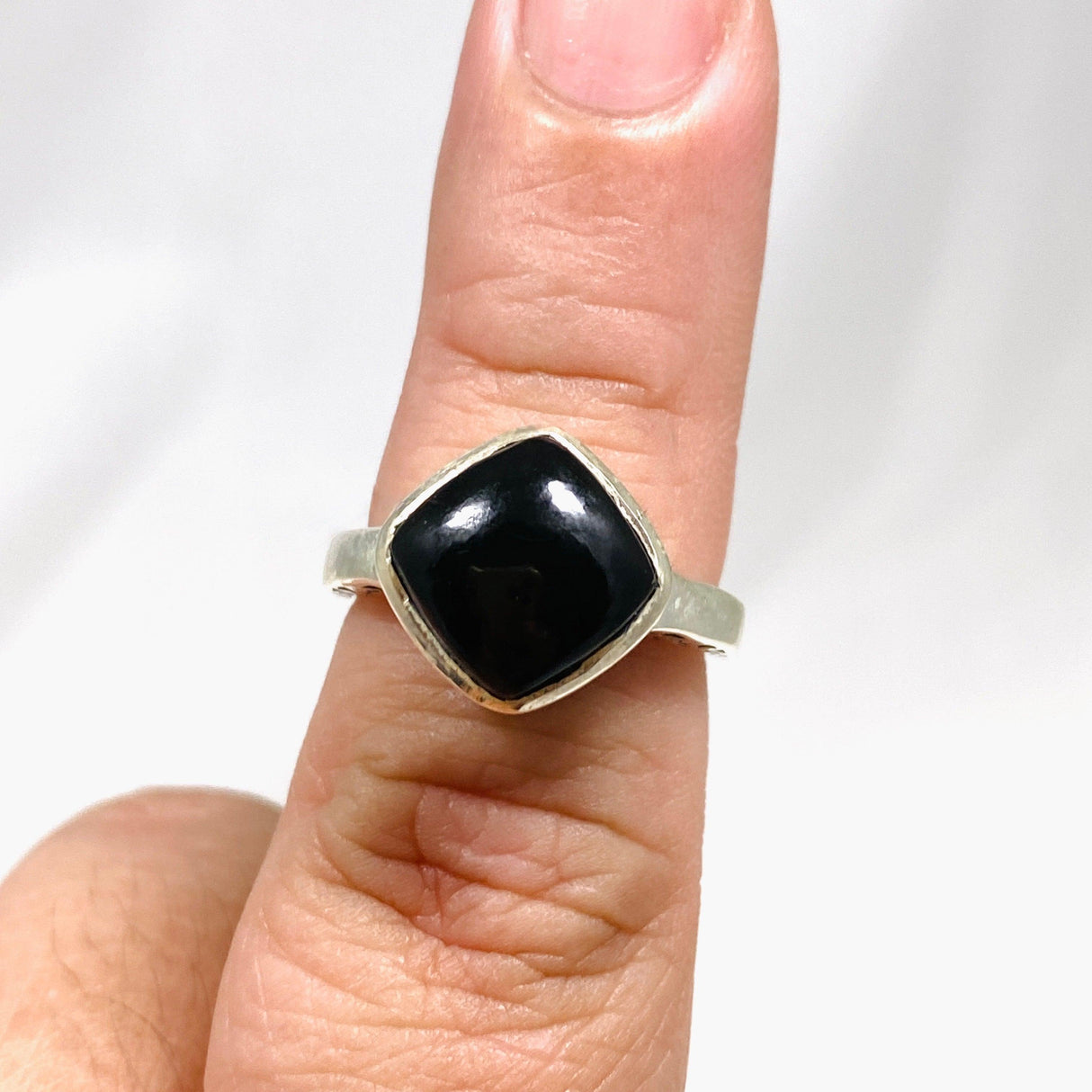 Onyx Boho Style Square Ring R3911 - Nature's Magick