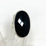 Onyx Faceted Oval Ring Size 11 PRGJ434 - Nature's Magick