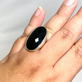 Onyx Faceted Oval Ring Size 11 PRGJ434 - Nature's Magick