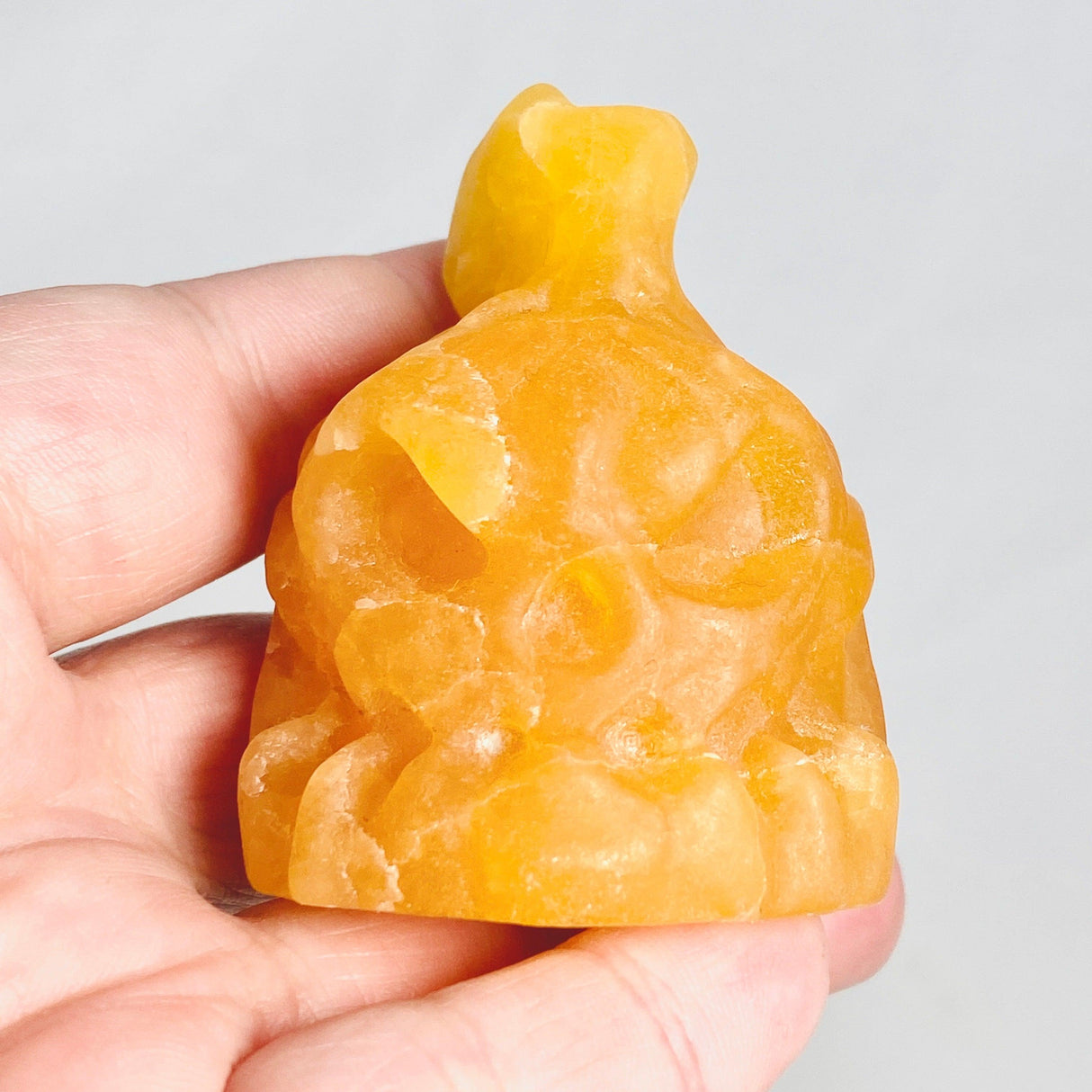 Orange Calcite Halloween Pumpkin Carving OCHC - Nature's Magick