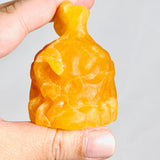 Orange Calcite Halloween Pumpkin Carving OCHC - Nature's Magick
