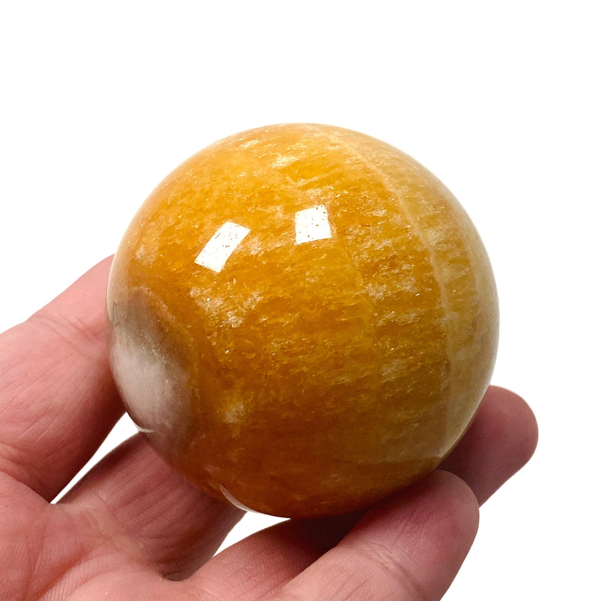 Orange Calcite Sphere OCS-02 - Nature's Magick