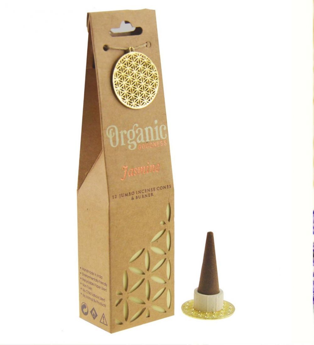 Organic Goodness Jasmine Incense Cones by Nature's Magick