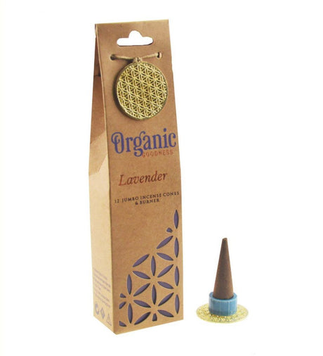Organic Goodness Lavender Incense Cones by Nature's Magick