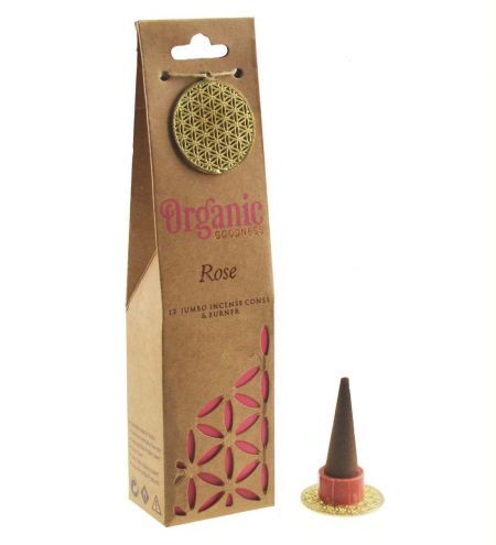 Organic Goodness Rose Incense Cones by Nature's Magick