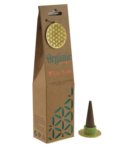 Organic Goodness White Sage Incense Cones by Nature's Magick