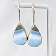 Owyhee 'Blue Opal' fixed hook teardrop earrings KEGJ482 - Nature's Magick