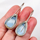 Owyhee 'Blue Opal' fixed hook teardrop earrings KEGJ482 - Nature's Magick