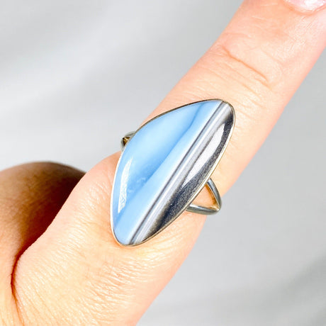 Owyhee 'Blue Opal' freeform ring s.9 KRGJ2327 - Nature's Magick