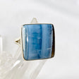 Owyhee 'Blue Opal' square ring s.11 KRGJ2324 - Nature's Magick