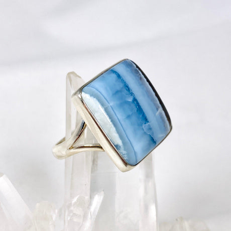 Owyhee 'Blue Opal' square ring s.11 KRGJ2324 - Nature's Magick