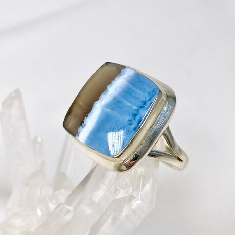 Owyhee 'Blue Opal' square ring s.7 KRGJ2325 - Nature's Magick