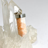 Peach Scolecite Capped Point Pendant PPGJ1240