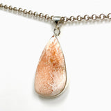 Peach Scolecite Freeform Pendant KPGJ4526 - Nature's Magick