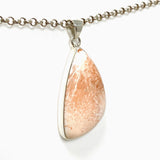 Peach Scolecite Freeform Pendant KPGJ4526 - Nature's Magick