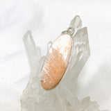 Peach Scolecite Oval Pendant KPGJ4516 - Nature's Magick
