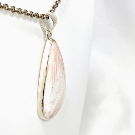 Peach Scolecite Teardrop Pendant KPGJ4521 - Nature's Magick