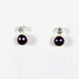 Pearl and Blue Topaz studs S259-BTP - Nature's Magick