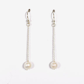 Pearl drop earrings E2590 - Nature's Magick