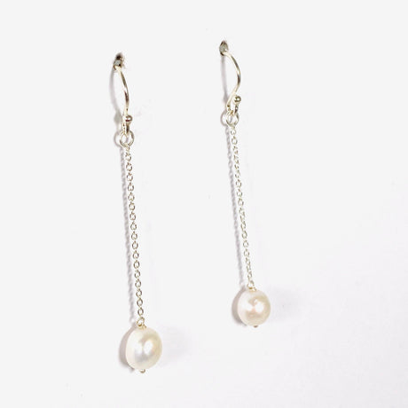 Pearl drop earrings E2590 - Nature's Magick