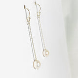 Pearl drop earrings E2590 - Nature's Magick