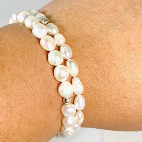 Pearl gemstone bracelet - Nature's Magick