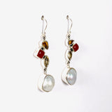 Pearl multi drop earrings E2529 - Nature's Magick