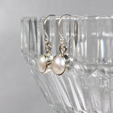 Pearl petite oval earrings R2363-PLO - Nature's Magick