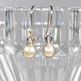 Pearl petite round earrings R2363-PLC - Nature's Magick