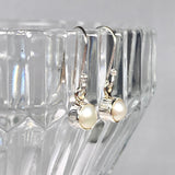 Pearl petite round earrings R2363-PLC - Nature's Magick