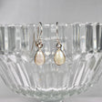 Pearl petite teardrop earrings R2363-PLD - Nature's Magick