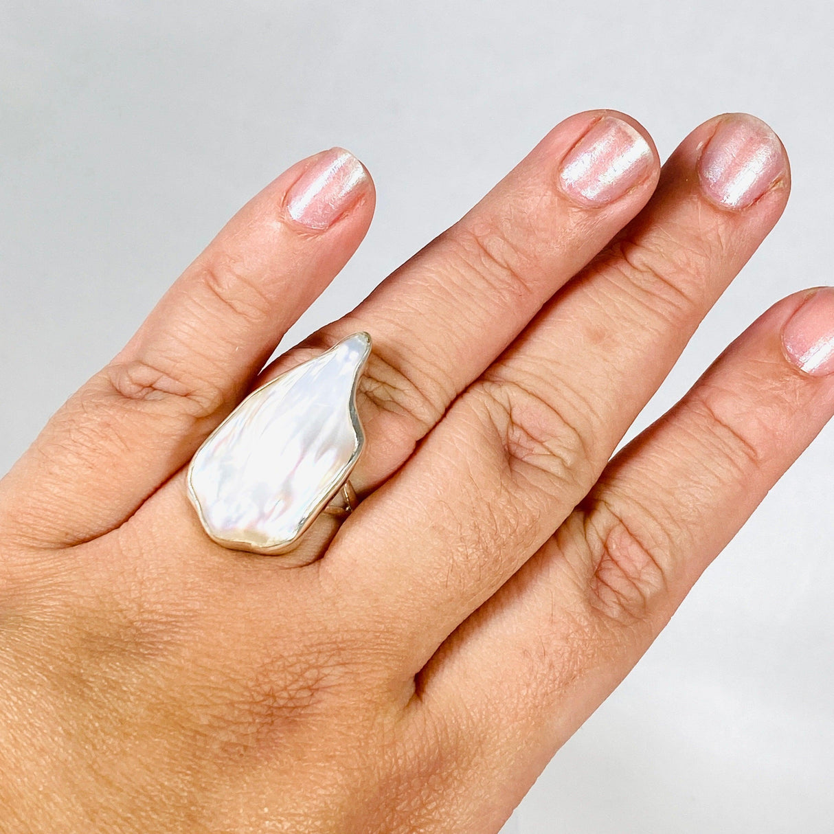 Pearl ring s.10 KRGJ2933 - Nature's Magick