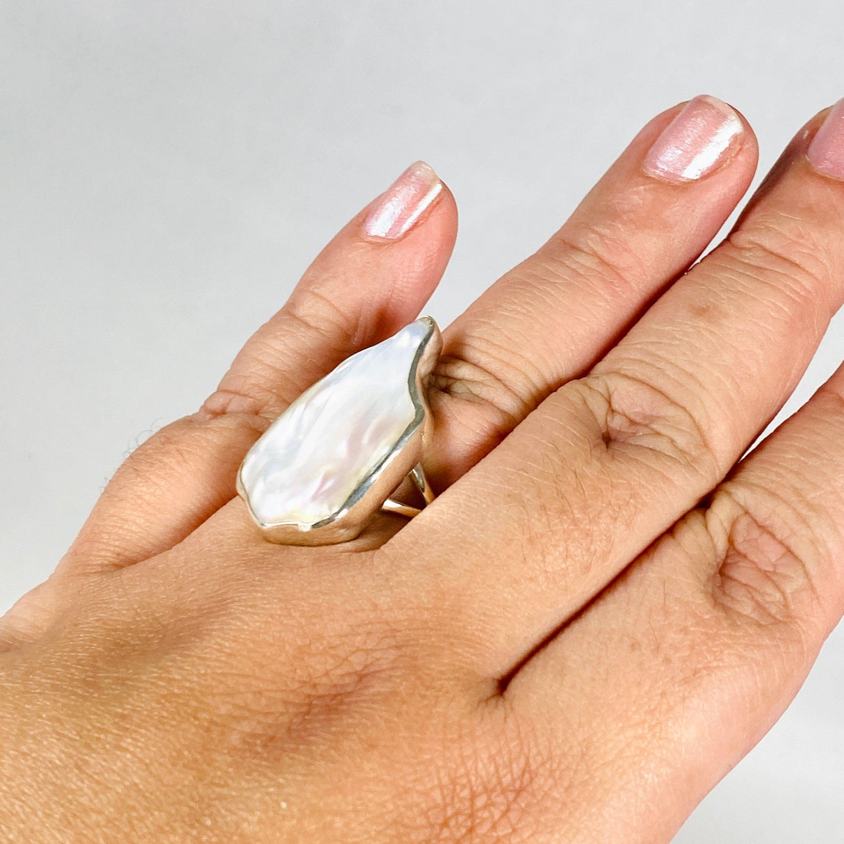 Pearl ring s.10 KRGJ2933 - Nature's Magick