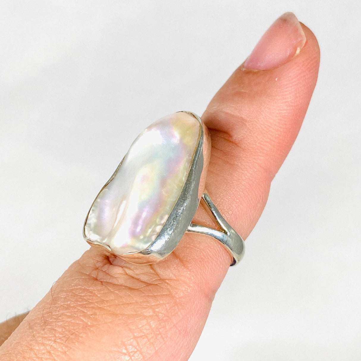 Pearl ring s.8 KRGJ2930 - Nature's Magick