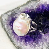 Pearl ring s.9 KRGJ2932 - Nature's Magick