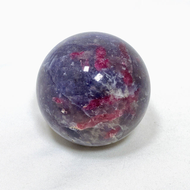 Pegmatite (Pink Tourmaline, Lepidolite, Smokey Quartz) Sphere PTLS-02 - Nature's Magick