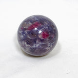Pegmatite (Pink Tourmaline, Lepidolite, Smokey Quartz) Sphere PTLS-03 - Nature's Magick