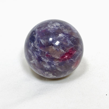 Pegmatite (Pink Tourmaline, Lepidolite, Smokey Quartz) Sphere PTLS-03 - Nature's Magick