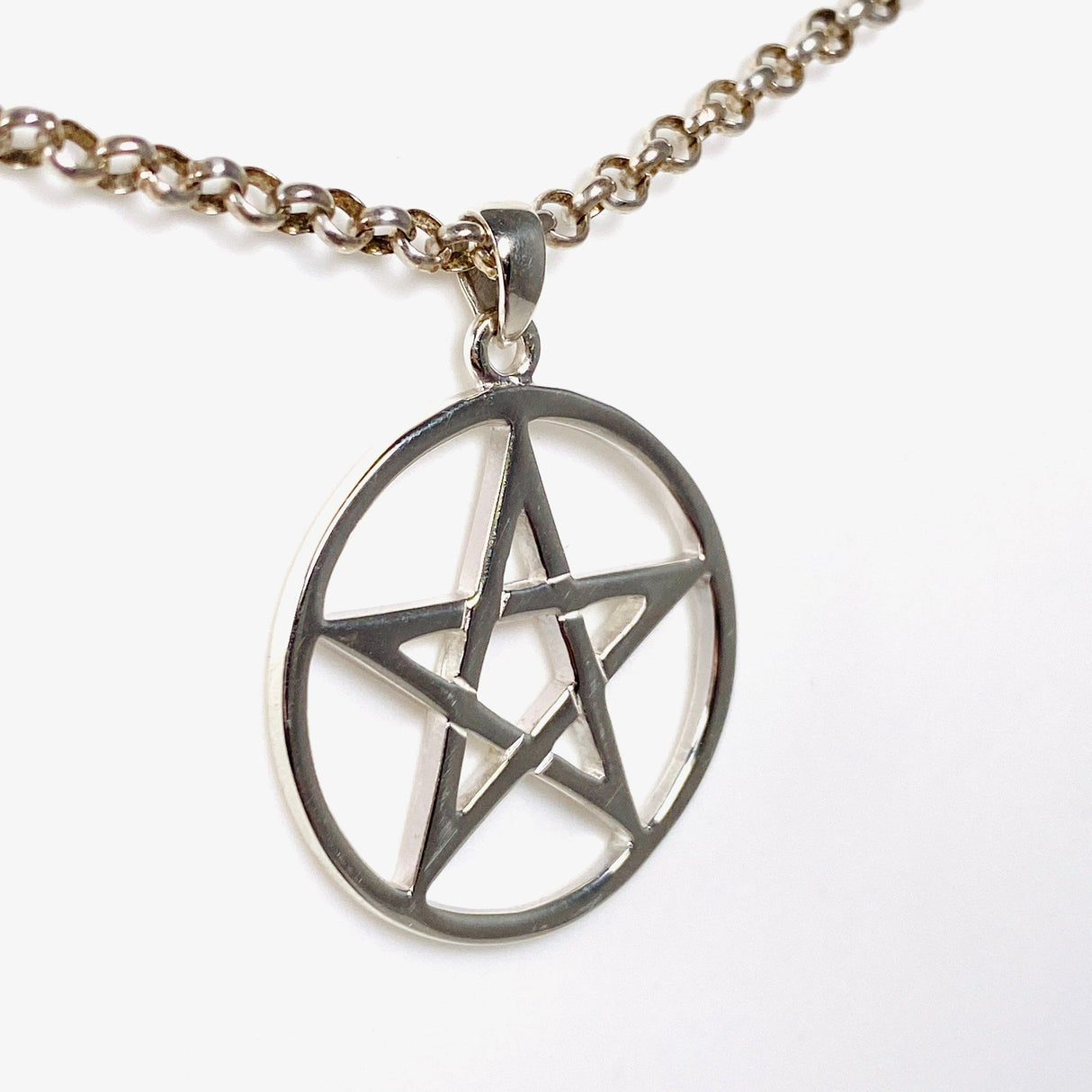 Pentagram 35mm Pendant sv50-200 - Nature's Magick