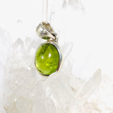 Peridot oval cabochon petite pendant PPGJ488 - Nature's Magick