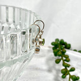 Peridot petite circular faceted earrings R2363-PDC - Nature's Magick